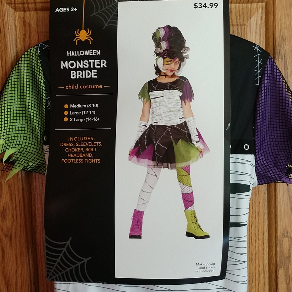 Monster Bride Costume L (12-14)